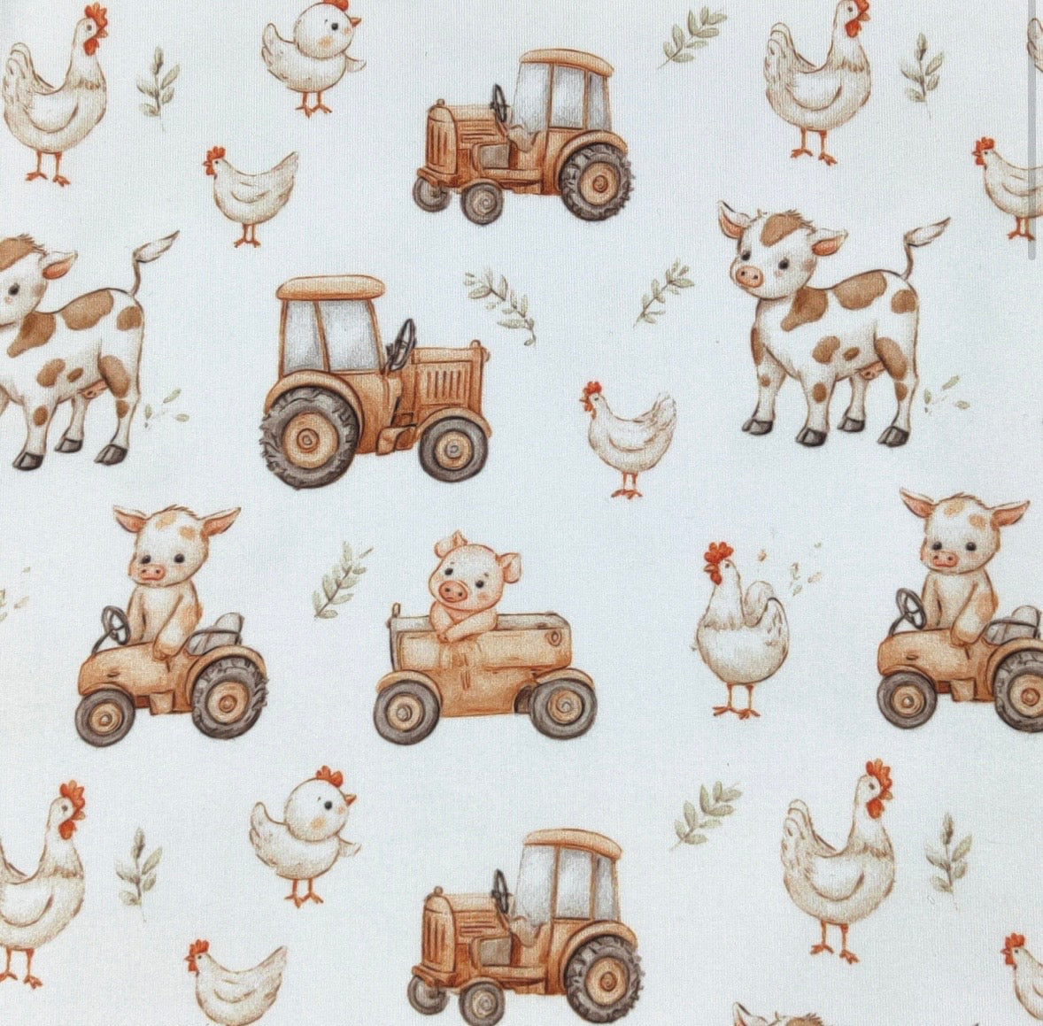 Clothing for Baby Boy - Farm Ride Knotted Gown