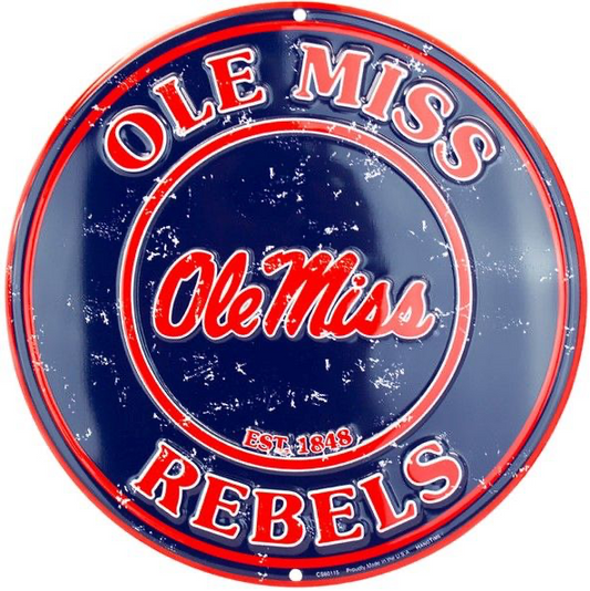 Ole Miss Circle Sign