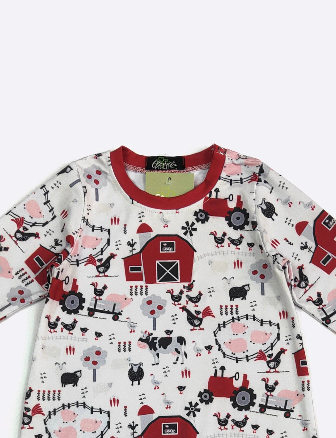 Clothing for Baby Boy - Red Barn Boy Romper