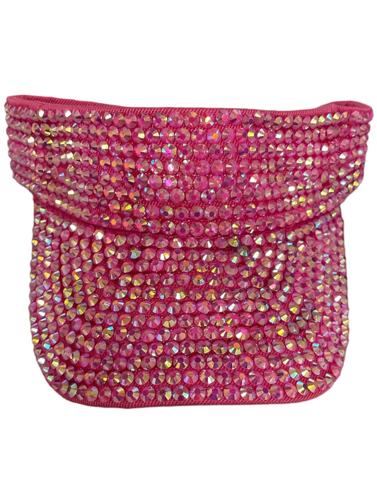 Bling Bling Hot Pink Visor Cap