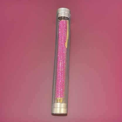 Glitzy Rhinestone Pen with Case - Available in 5 colors