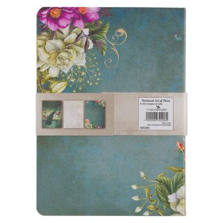 Blessed Peacock Large Notebook Set - Jeremiah 17:7