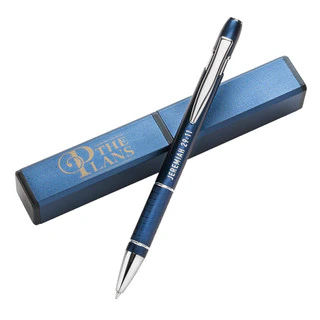 The Plans Blue Stylish Pen and Gift Case for Graduates or Anyone! - Jeremiah 29:11