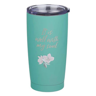 It Is Well Stainless Steel Travel Tumbler