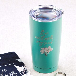 It Is Well Stainless Steel Travel Tumbler