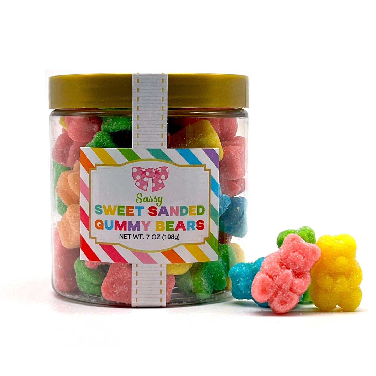 Oh, Sugar! Candy Sugar Stacks - Everyday Sweet Sanded Gummy Bears