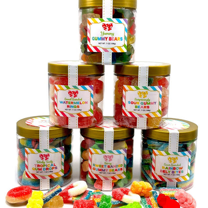 Oh, Sugar! Candy Sugar Stacks - Everyday Sweet Sanded Gummy Bears