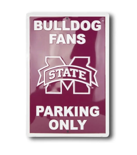 Mississippi State Bulldogs Parking Sign