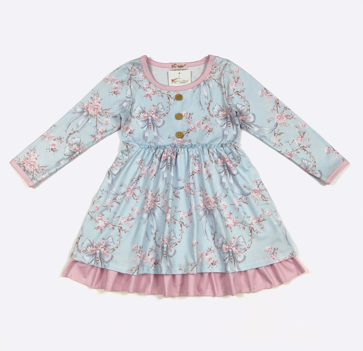 Clothing for Toddler Girl - Blue Rose Girls Dress