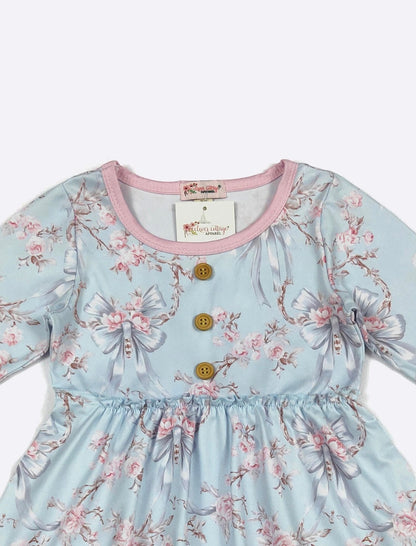 Clothing for Toddler Girl - Blue Rose Girls Dress