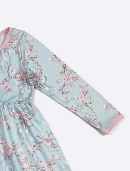 Clothing for Toddler Girl - Blue Rose Girls Dress