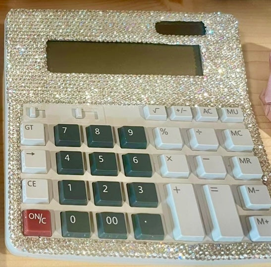 Silver Rhinestone Calculator