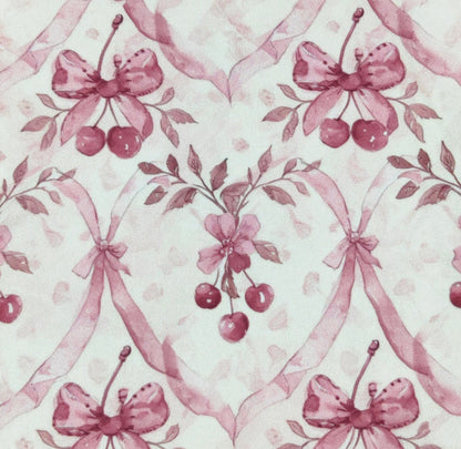 Clothing for Baby Girl - Mauve Cherries Baby Romper