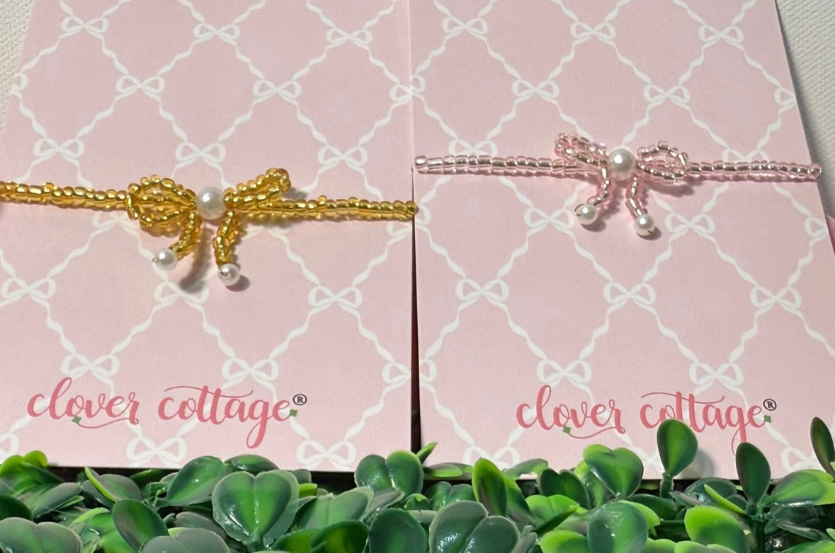 Coquette Bow Bracelet - available in three colors