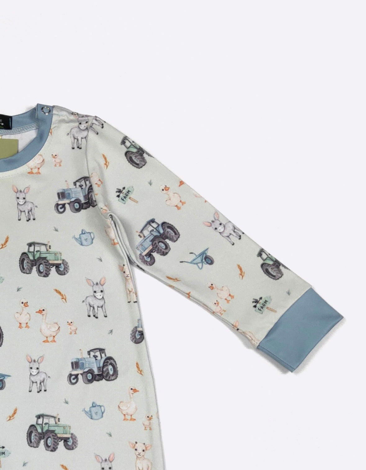 Clothing for Baby Boy - Lil Blue Farm Boy Romper