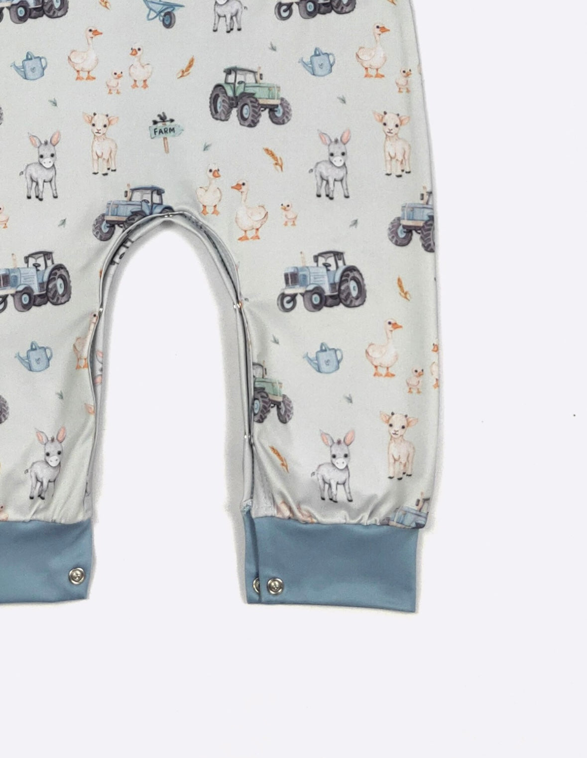 Clothing for Baby Boy - Lil Blue Farm Boy Romper