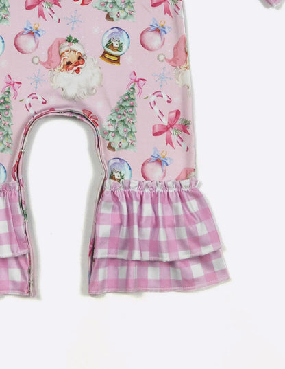 Clothing for Baby Girl - Snowglobe Santa Baby Romper