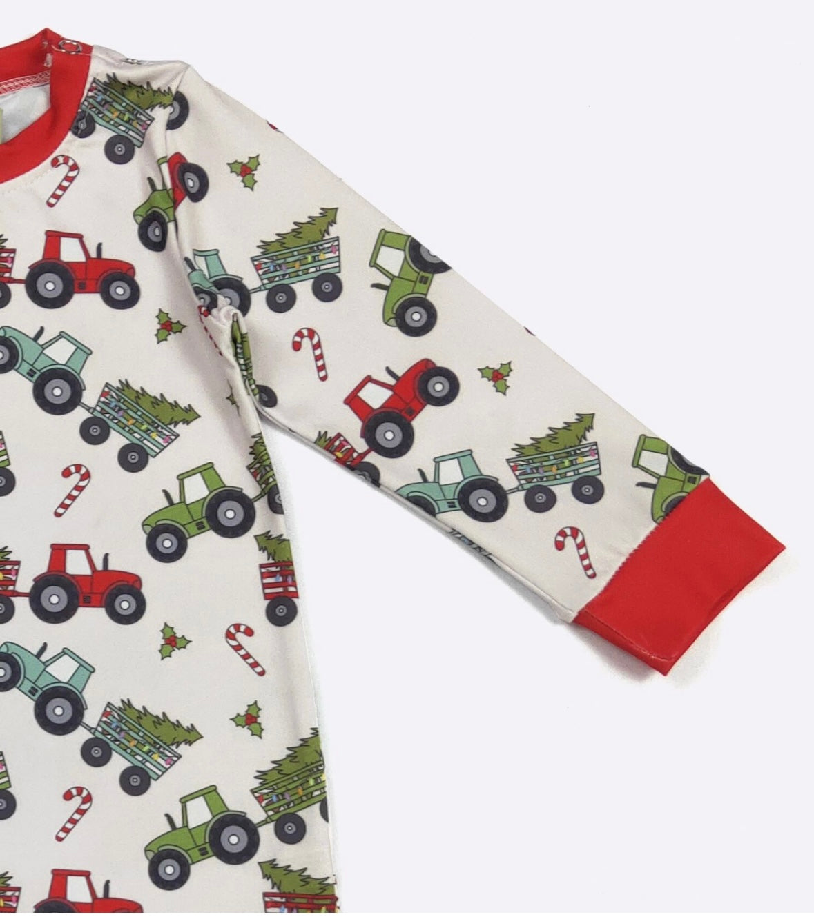 Clothing for Baby Boy - Tractor Tree Pull Boy Romper