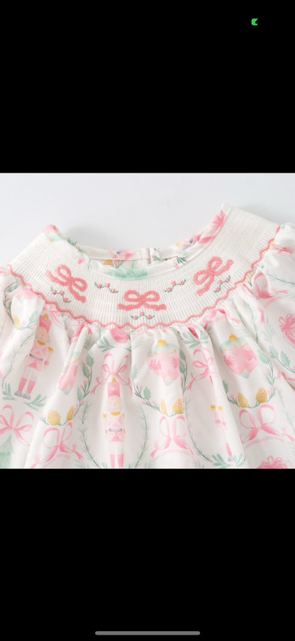 Clothing for Toddler Girl - Nutcracker Coquette Smocked Girls Dress