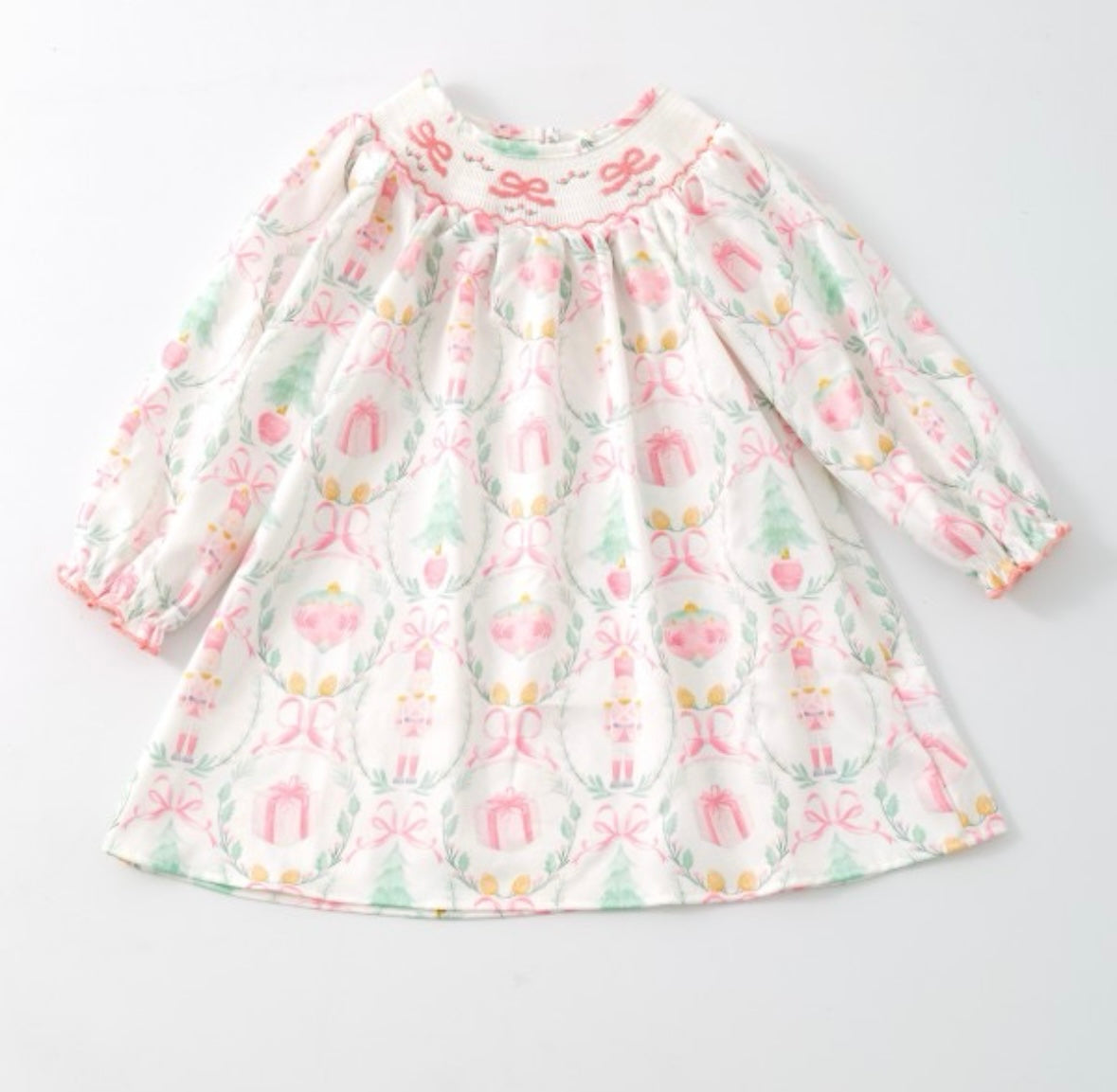 Clothing for Toddler Girl - Nutcracker Coquette Smocked Girls Dress