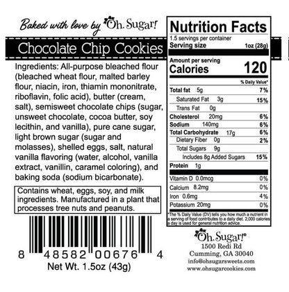 Oh, Sugar! Cookie Bags (small) with Bible Verses - Chocolate Chip