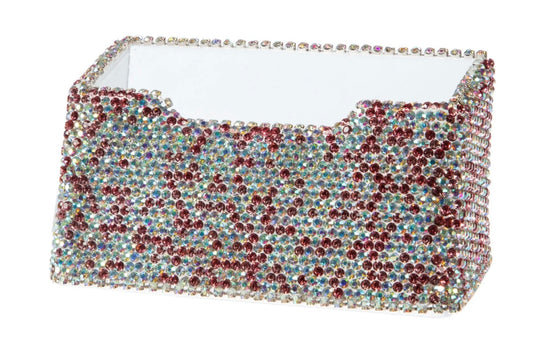 Bling Bling!! Pink Multi Rhinestone Business Card Holder