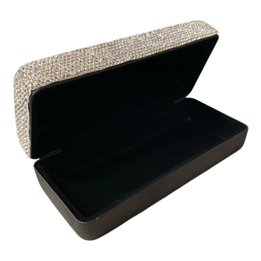 Bling Bling!! Silver AB Rhinestone Eyeglass Case