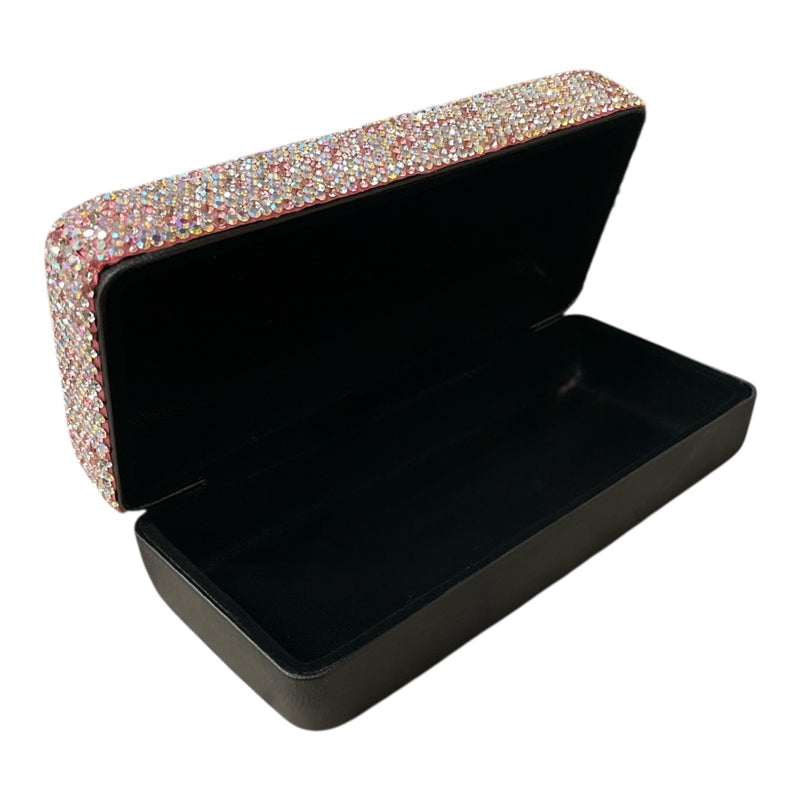 Bling Bling!! Pink AB Rhinestone Eyeglass Case
