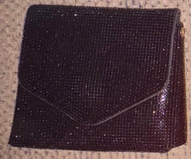 Bling Bling!! Crystal-embellished mini shoulder/evening bag with adjustable gold chain - available in 6 colors