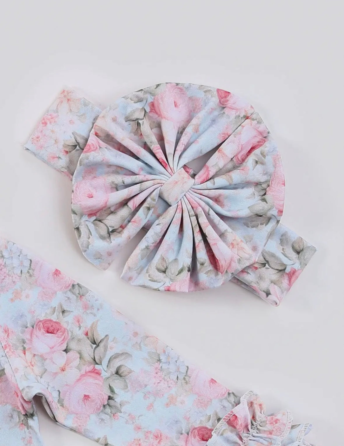 Clothing for Baby Girl - Vintage Peach Baby Gown fits Newborn to 3 Months