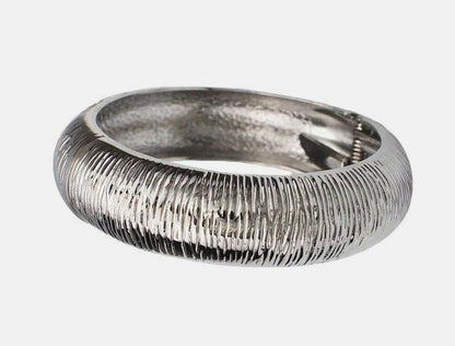 Bracelet- Maxi Chunky Hinged Statement Cuff in gold or silver