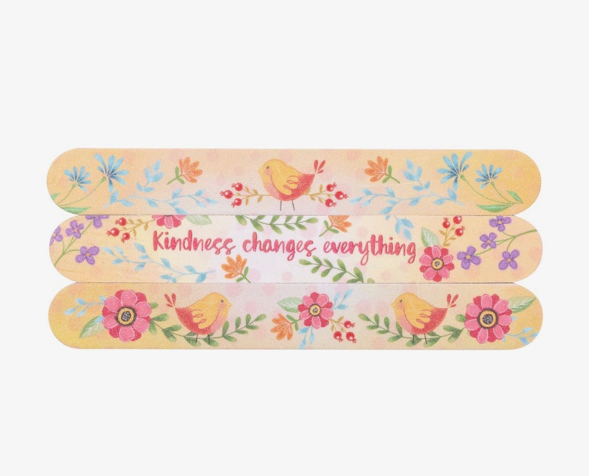 Emery Board Set: Kindness