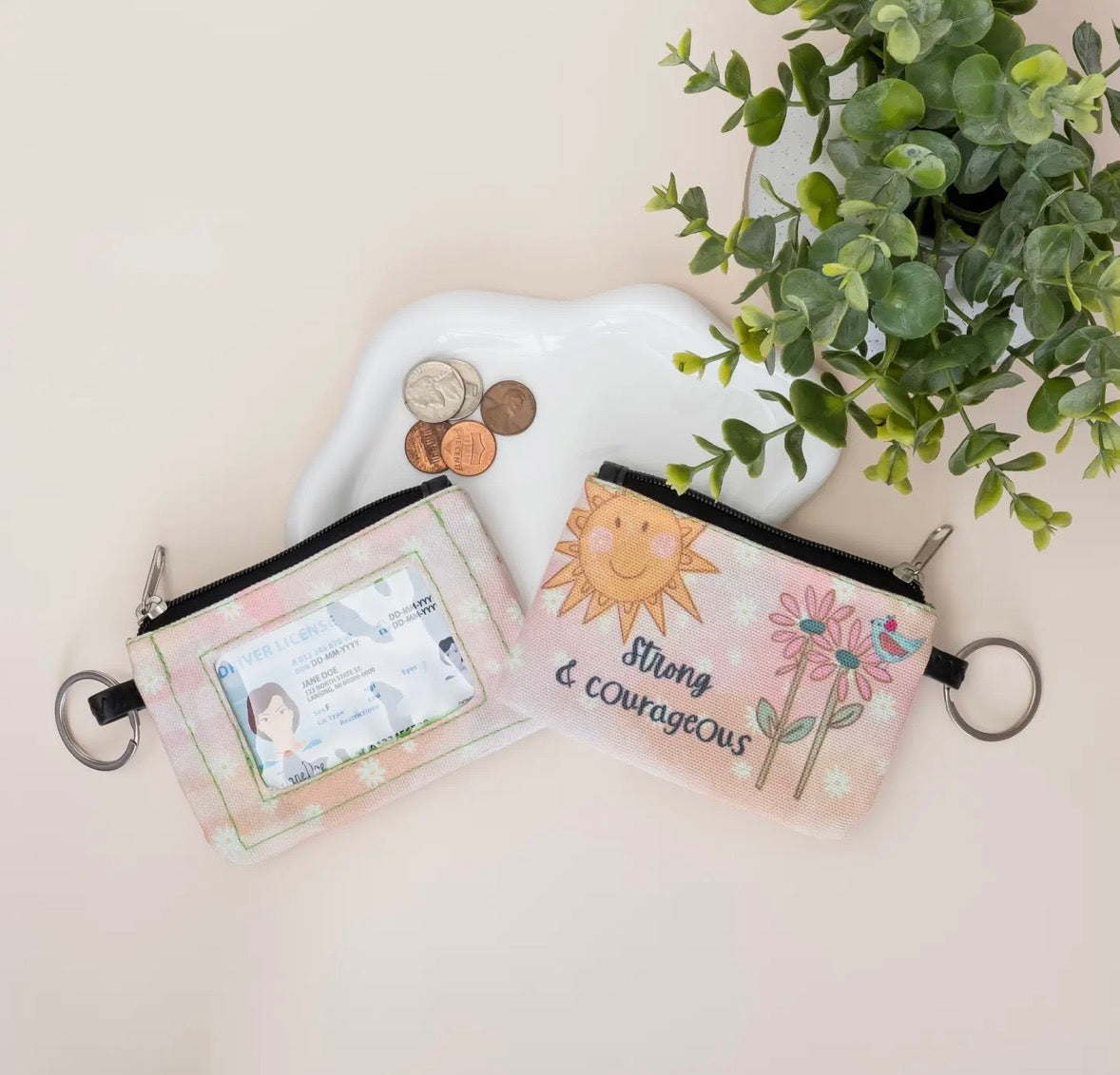 Id Holder: Strong & Courageous