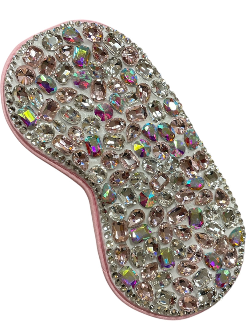 Bling Bling!! Large Rhinestone Sleep Mask - available in 2 colors