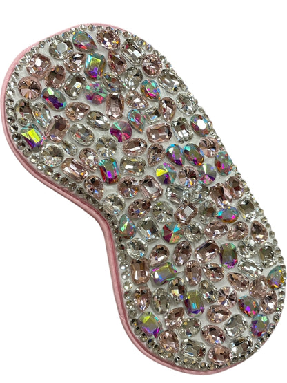 Bling Bling!! Large Rhinestone Sleep Mask - available in 2 colors