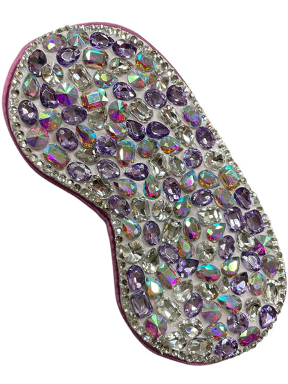 Bling Bling!! Large Rhinestone Sleep Mask - available in 2 colors