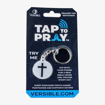 Tap to Pray™ NFC Prayer Keychain – Daily Bible Verse & Prayer - available in 6 colors