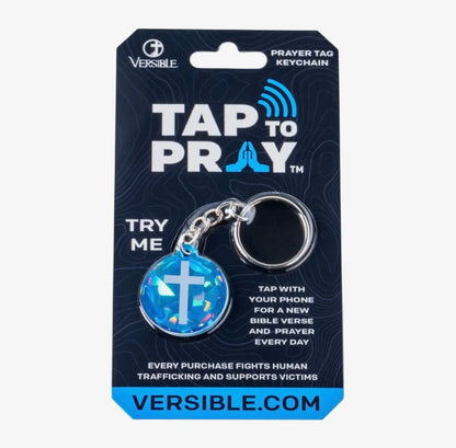 Tap to Pray™ NFC Prayer Keychain – Daily Bible Verse & Prayer - available in 6 colors