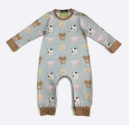 Clothing for Baby Boy - Baby Barnyard Romper