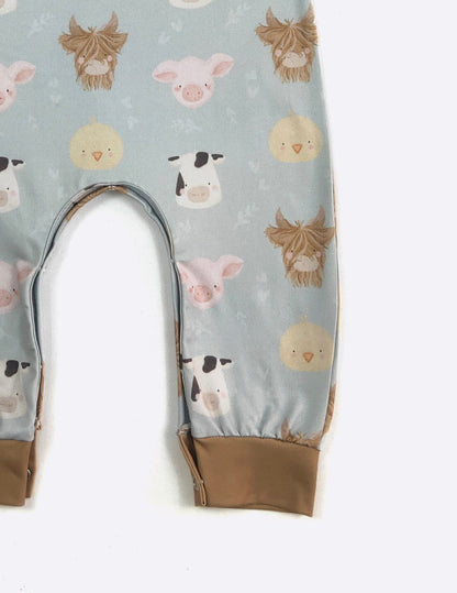 Clothing for Baby Boy - Baby Barnyard Romper