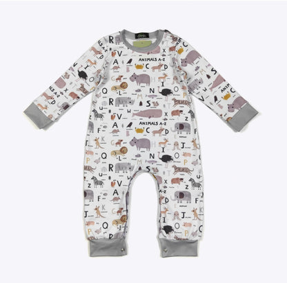 Clothing for Baby Boy - Animal Alphabet Boy Romper
