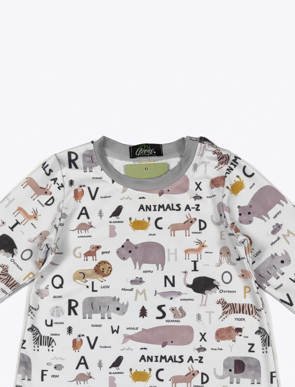 Clothing for Baby Boy - Animal Alphabet Boy Romper