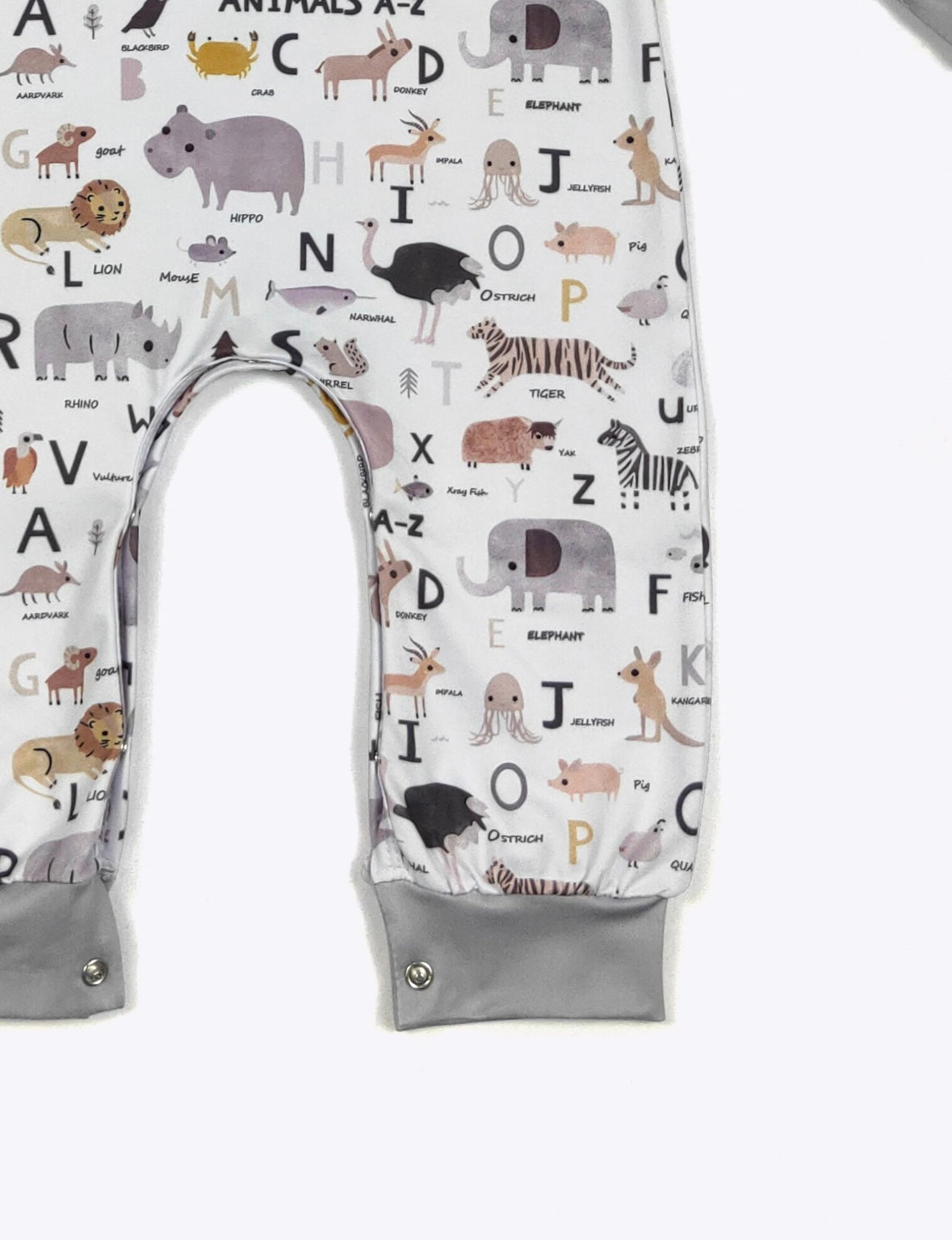 Clothing for Baby Boy - Animal Alphabet Boy Romper