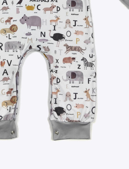 Clothing for Baby Boy - Animal Alphabet Boy Romper