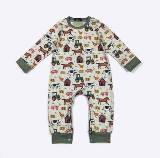 Clothing for Baby Boy - Farm Life Boy Romper