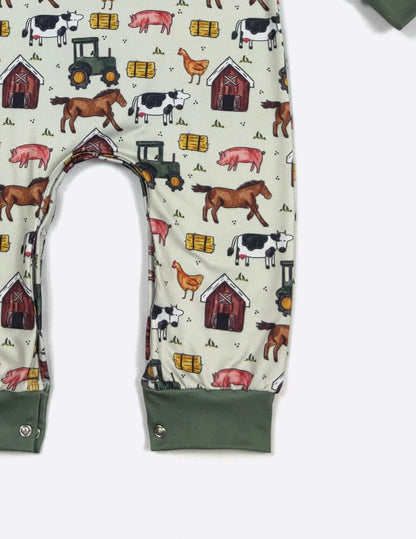 Clothing for Baby Boy - Farm Life Boy Romper