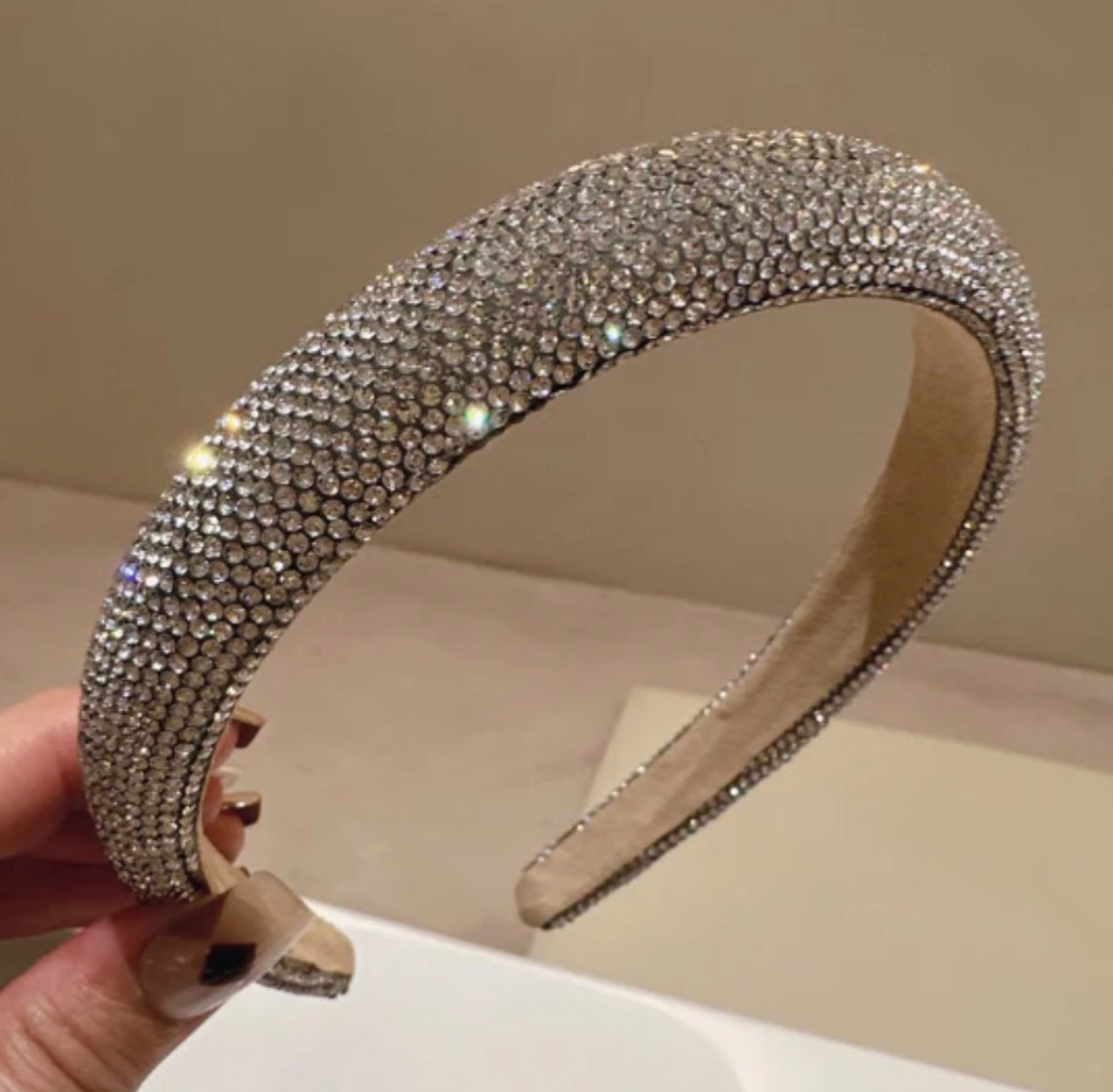 Headband Clear Rhinestone