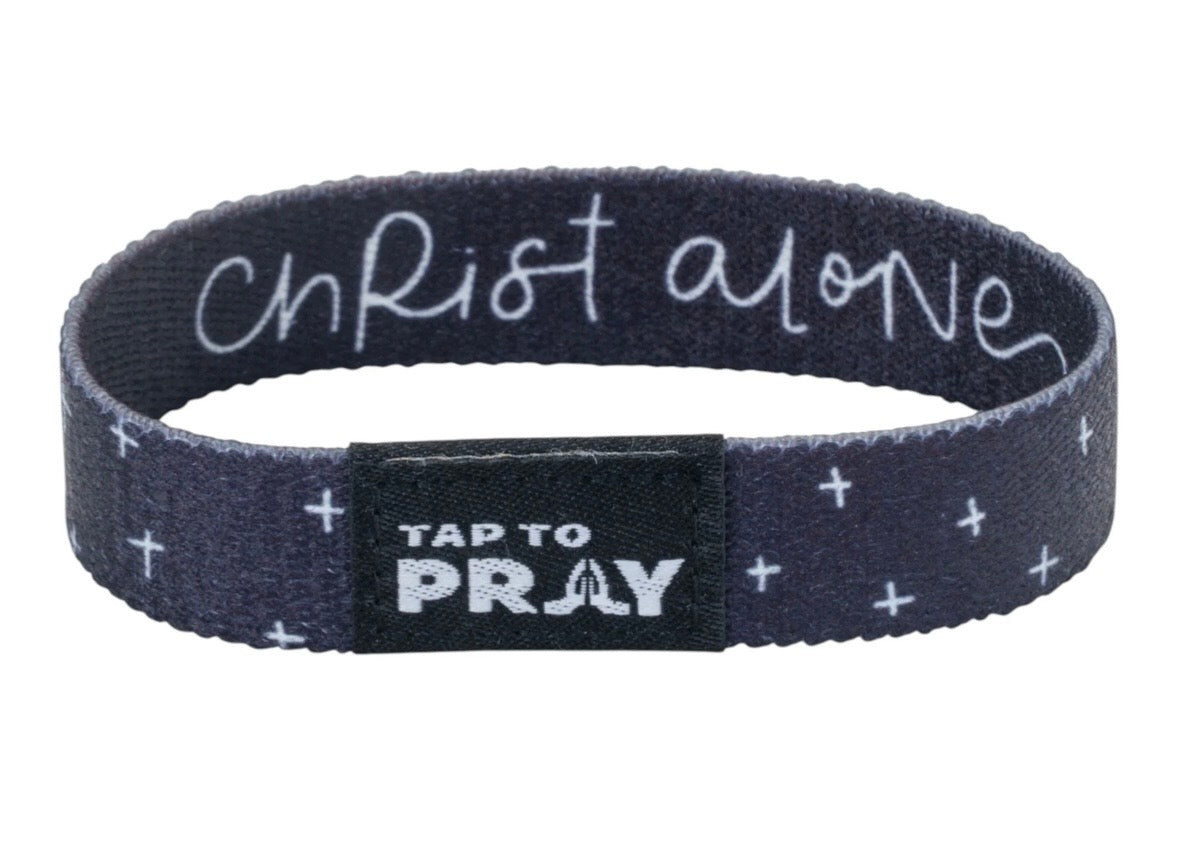 Tap to Pray® Two-Sided NFC Faith Wristband Bracelet - Multiple Styles & Colors