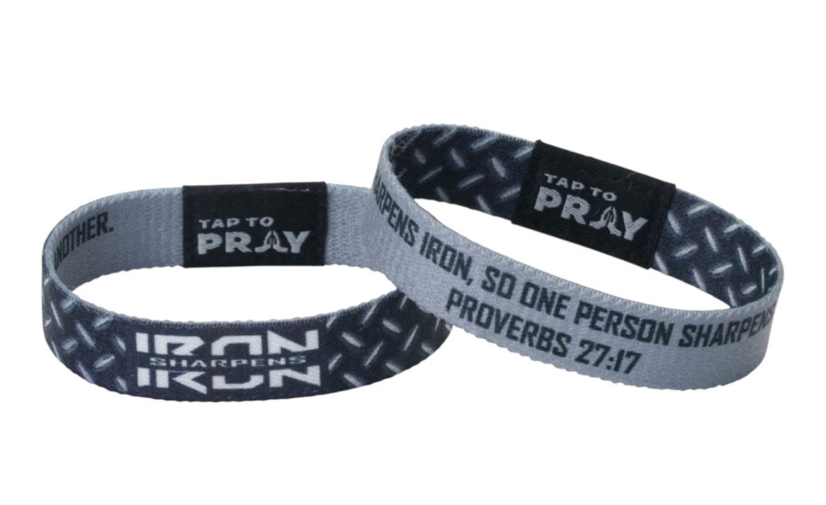 Tap to Pray® Two-Sided NFC Faith Wristband Bracelet - Multiple Styles & Colors
