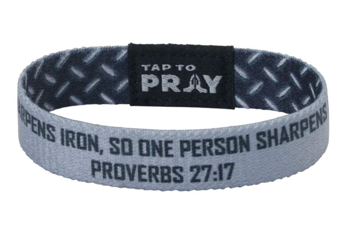 Tap to Pray® Two-Sided NFC Faith Wristband Bracelet - Multiple Styles & Colors